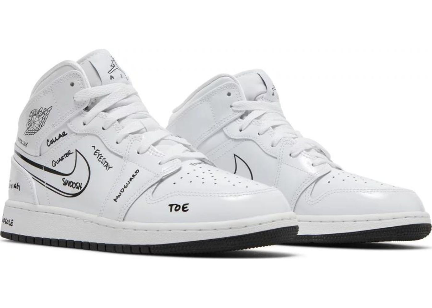 how do air jordan 1 mid fit